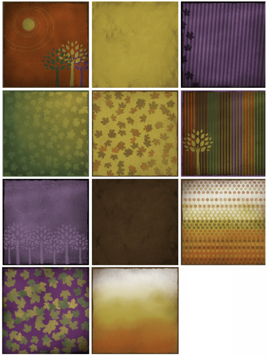 Fall Daily - Scrapbooking Papers