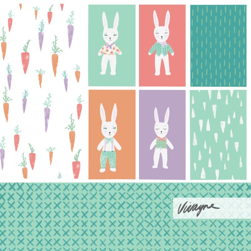 Vivayne sweet bunnies collections sell sheet