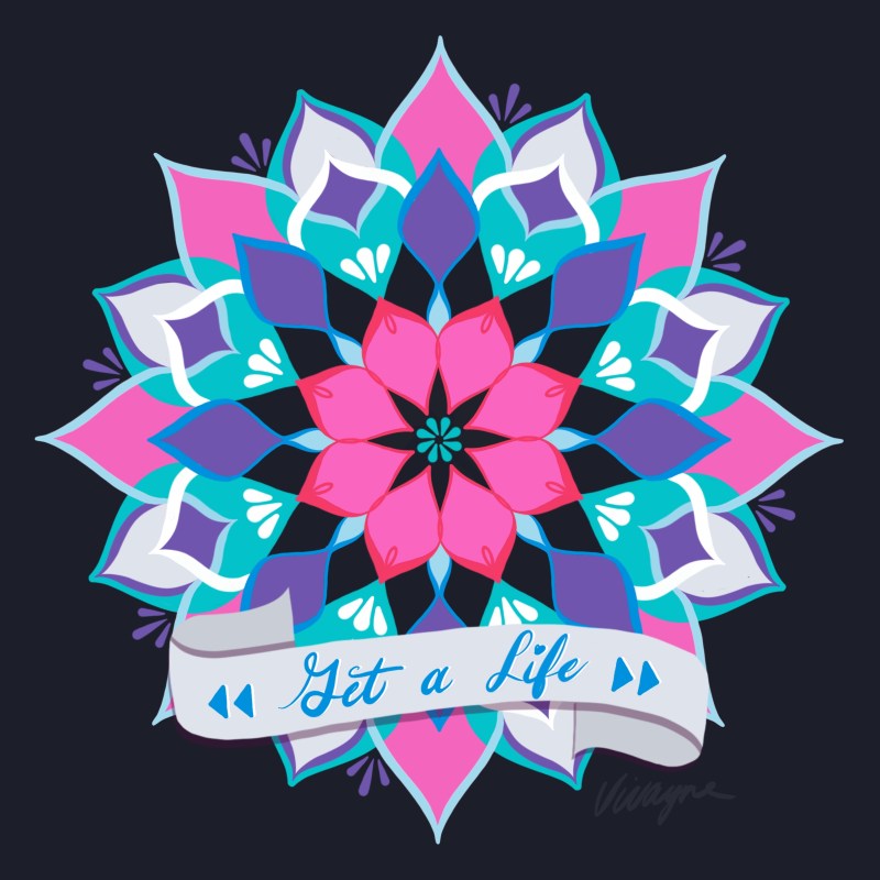 Vivayne mandala floral on trend art licensing & surface pattern design